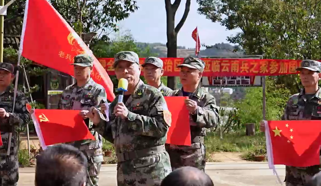 交三桥社区老兵红色宣讲团 发挥“老兵”余热、 讲述“军旅”故事、 播撒“红色”种子