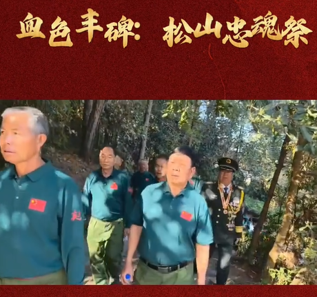血色丰碑：松山忠魂祭#致敬英烈 #毛羽亮 #潘琼珍 #茹倩红 #南疆菊花姐妹