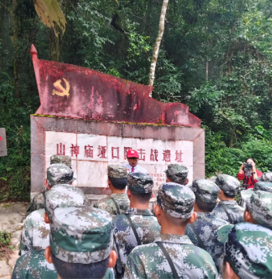 踏寻红色足迹 铸牢强军根基 普洱市江城县人武部组织预定新兵到红色革命教育基地参观学习