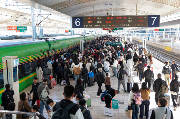 2026年春运云南铁路发送旅客超1540万人次