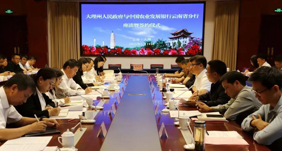 要闻｜大理州政府与中国农业发展银行云南省分行举行座谈会